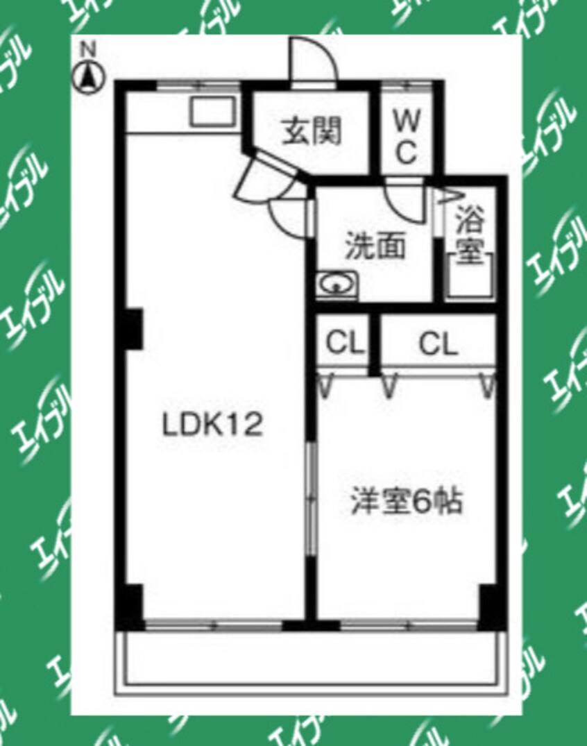 間取図 松村マンション