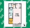クラウン青山 1Rの間取り
