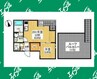 GRANDTIC野並 1LDKの間取り