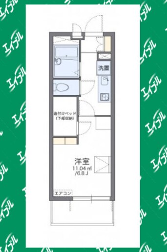間取図 レオパレスＴ　ＷＥＳＴ