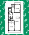 笠東ハイツ 2LDKの間取り