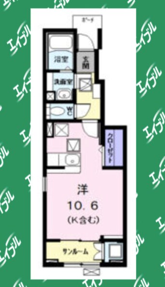 間取図 ルミエール明野