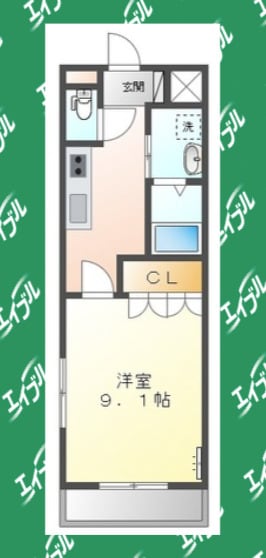 間取り図 ルーエンハイム切戸