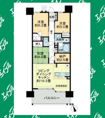 間取図 ライオンズ半田プレステージレジデンス