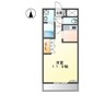 プリオール　ふじが丘 1Kの間取り