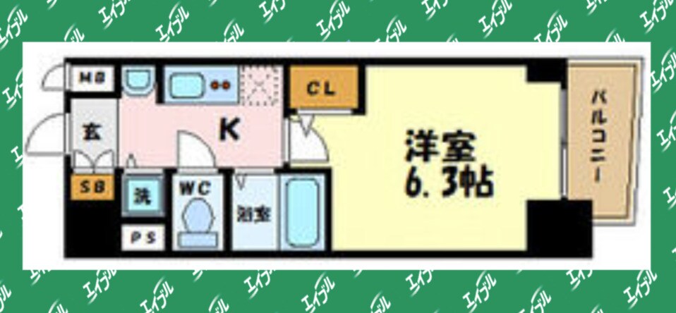 間取り図 プレサンスＳＡＫＡＥリバースタイル