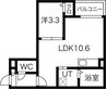 Jack kasaderaⅢ 1LDKの間取り