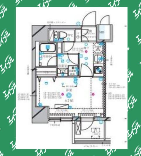 間取り図 ディアレイシャス丸の内