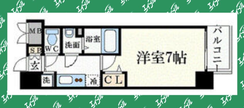 間取図 プレサンス丸の内レジデンスⅢ