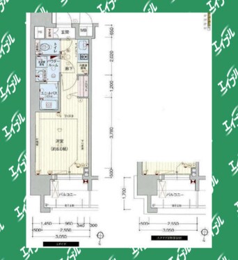 間取図 プレサンス丸の内レジデンス
