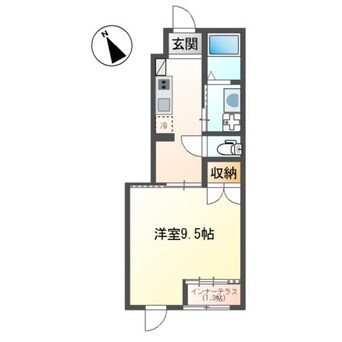 間取図 シャトー桃山