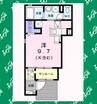 東海道本線/大府駅 徒歩24分 1階 築3年 1Rの間取り