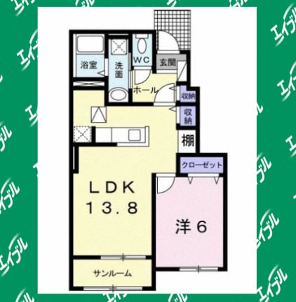 間取り図 ルピナスＡ