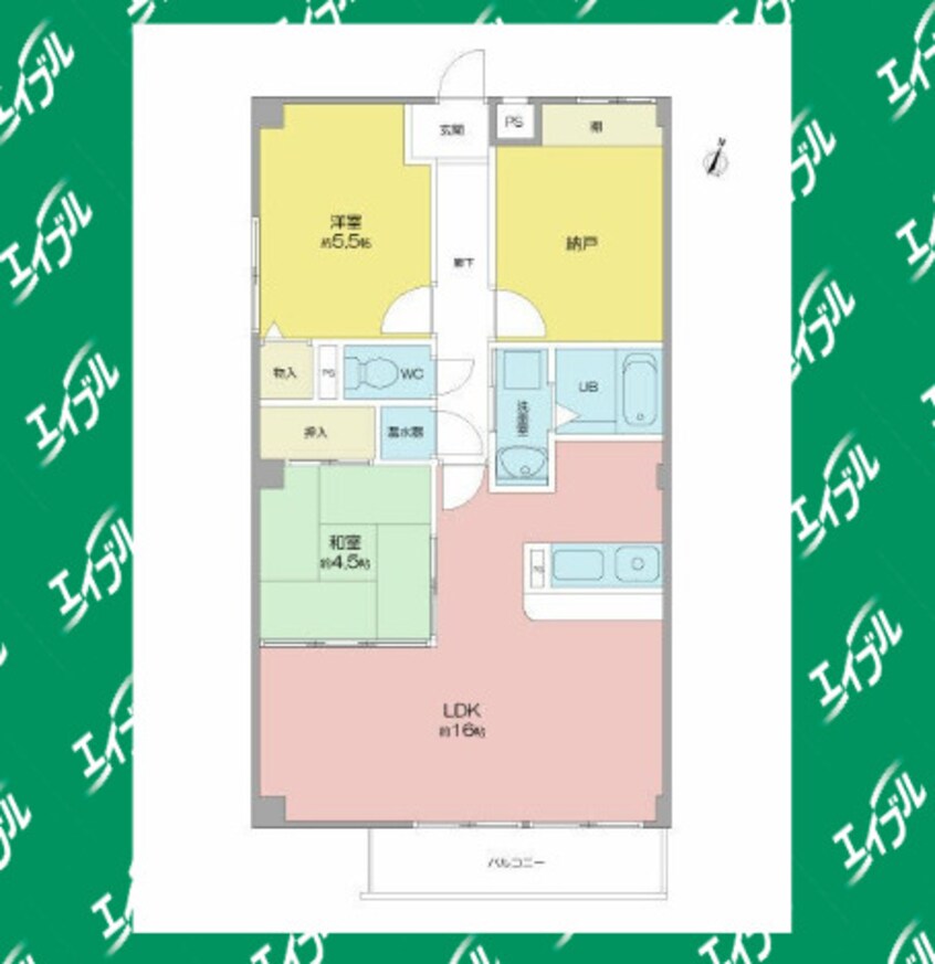 間取図 シーズンコート泰明町