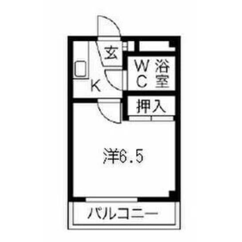 間取図 名鉄常滑線・空港線/道徳駅 徒歩13分 3階 築34年