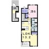 名古屋市営地下鉄桜通線/徳重駅 徒歩23分 2階 築8年 1LDKの間取り