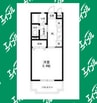 アルファプレイス 1Kの間取り