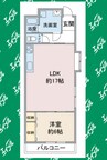 名鉄名古屋本線/本笠寺駅 徒歩16分 1階 築30年 1LDKの間取り