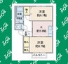 ハムレット 2DKの間取り