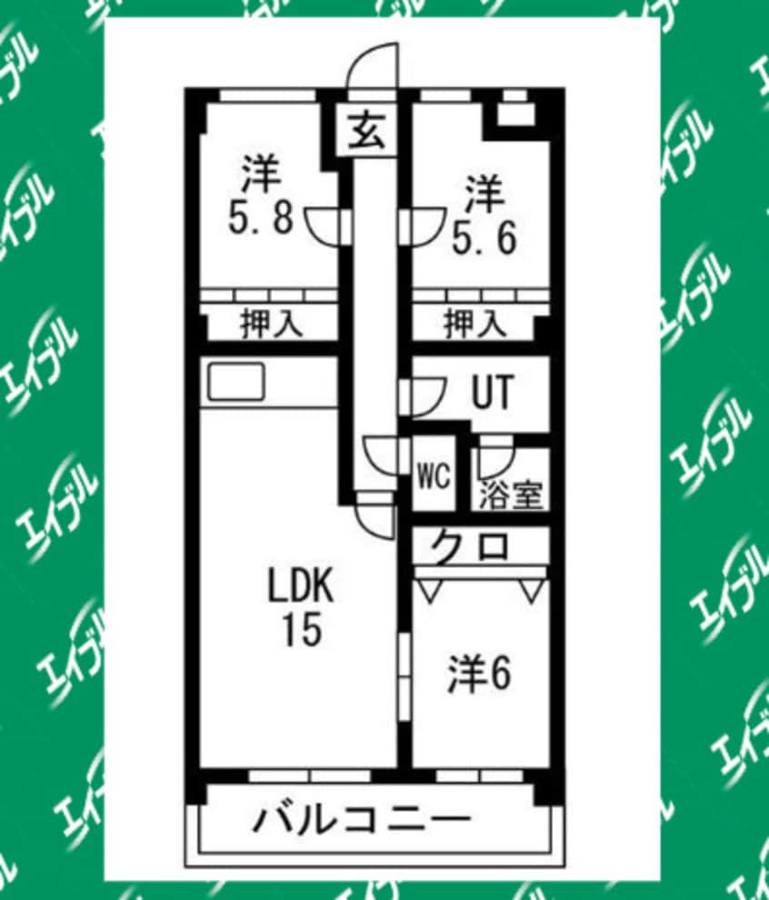 間取図 鴻ノ巣ヒルズビル