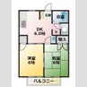 武豊線/緒川駅 徒歩12分 2階 築31年 2DKの間取り