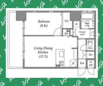 間取図 ファーストレジデンス栄
