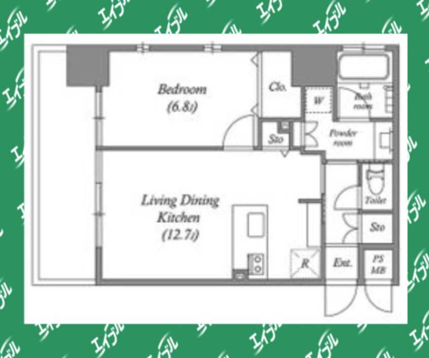 間取図 ファーストレジデンス栄