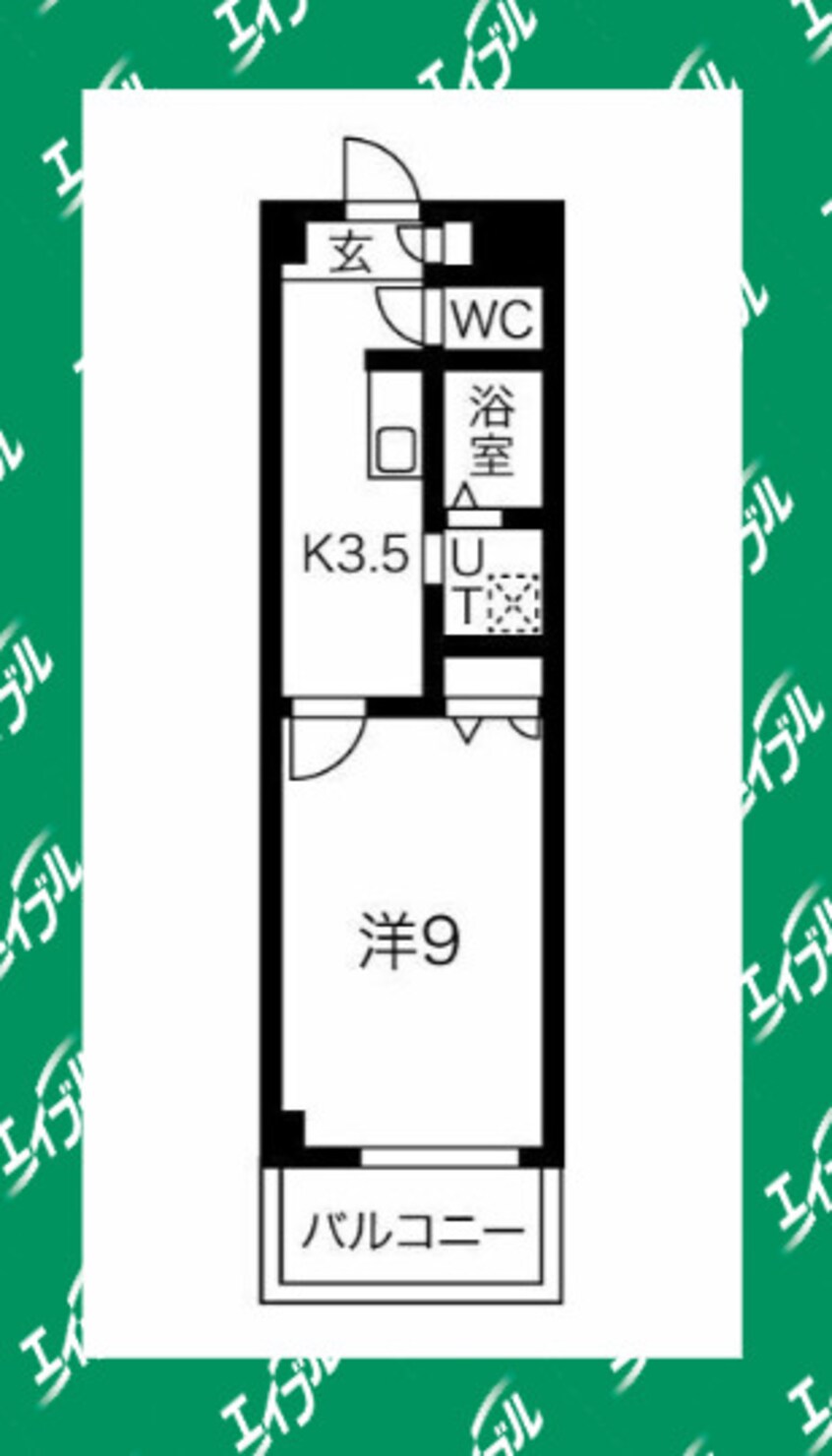 間取図 ドマーニ上小田井