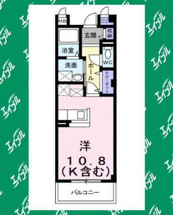 間取図 武豊線/半田駅 徒歩16分 2階 築20年