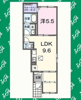 間取図 サンライズヒルズⅠ