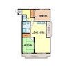名鉄河和線/成岩駅 徒歩11分 2階 築32年 2LDKの間取り