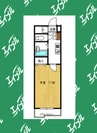 モナティス那古野 1Kの間取り