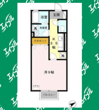 間取図 ヴァン　ヴェール　B