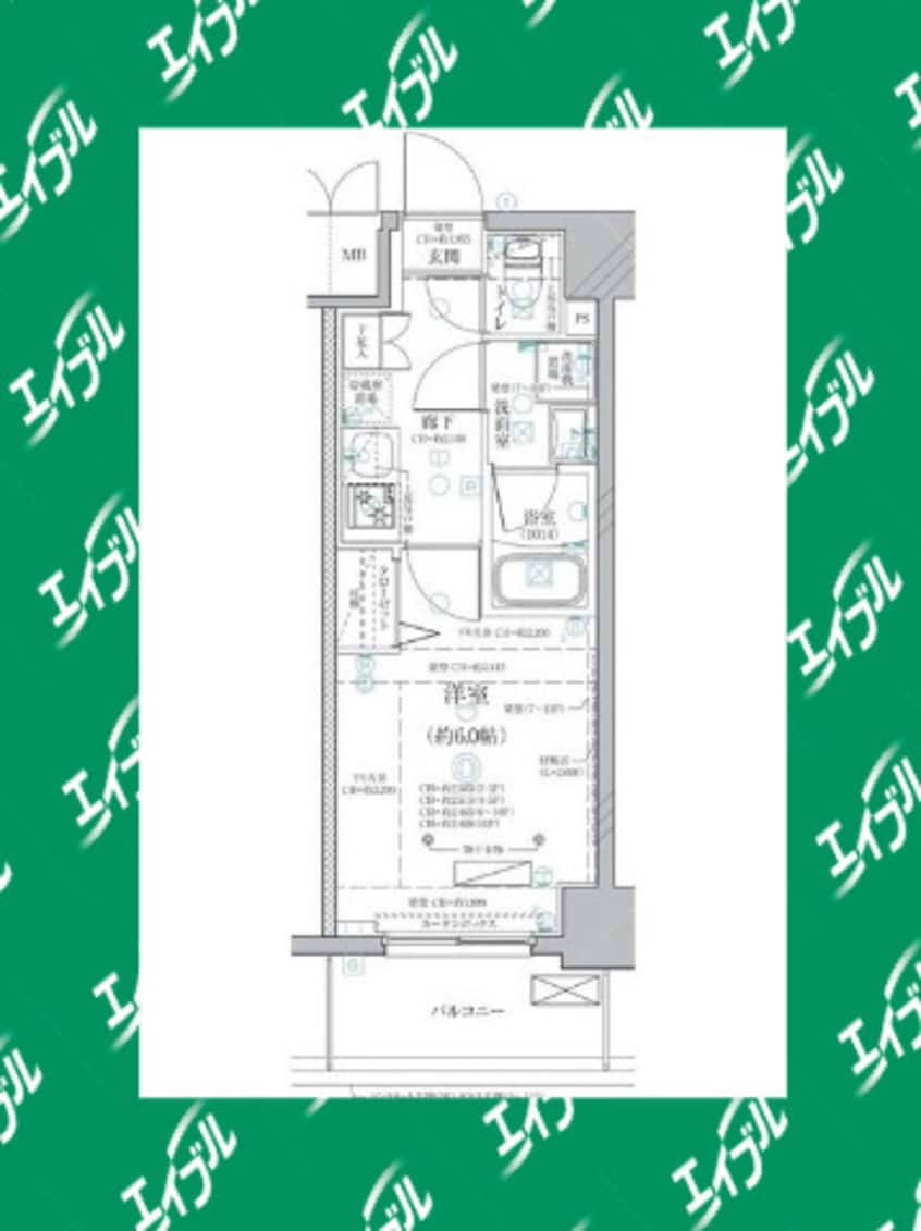 間取図 ディアレイシャス泉