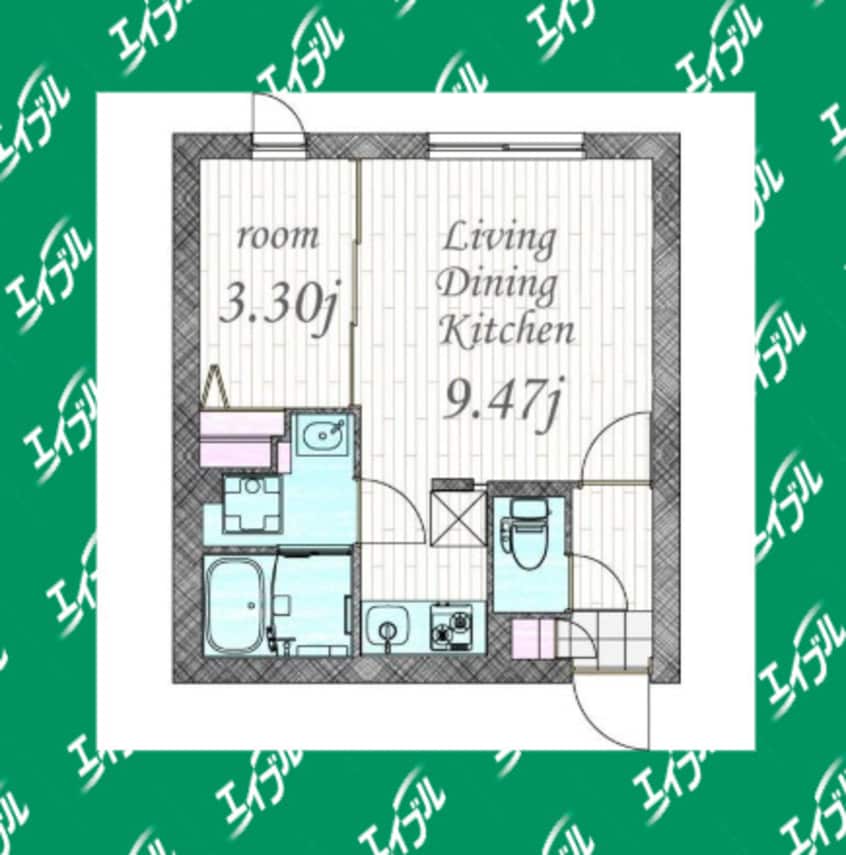 間取図 quador川名