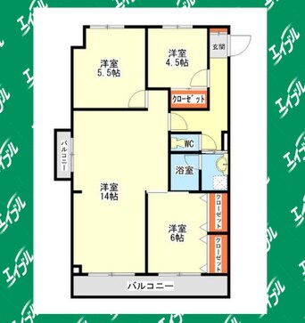 間取図 トーカヒルズ