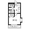名鉄名古屋本線/前後駅 徒歩31分 4階 築29年 1Kの間取り