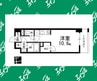 エスフィオーレ 1Rの間取り