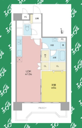 間取図 名古屋市営地下鉄名港線/日比野駅 徒歩1分 3階 築43年