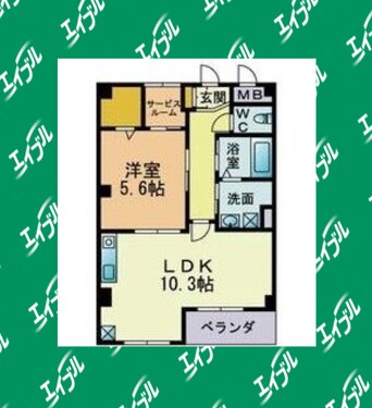 間取図 サンテラス