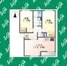 クオリティーⅡ番館 2LDKの間取り