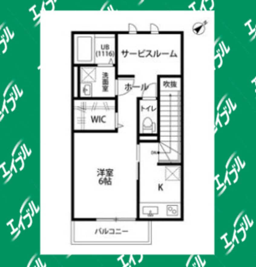 間取図 フィオーレ中前田