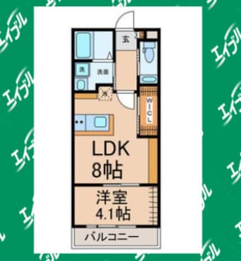 間取図 ブローバルコート新宿