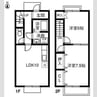 名鉄河和線/南加木屋駅 徒歩10分 1階 築23年 2LDKの間取り