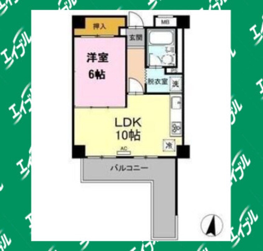 間取図 ジャルダン桜町