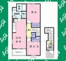 フローラーリア 2DKの間取り