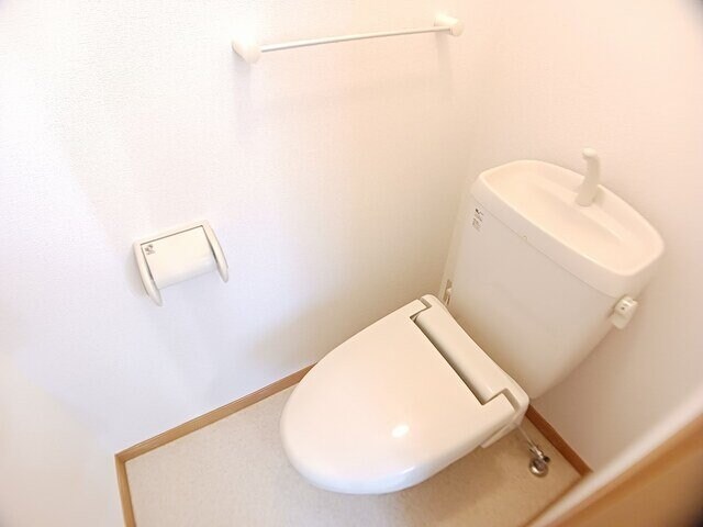 ゆったりとした空間のトイレです フローラーリア