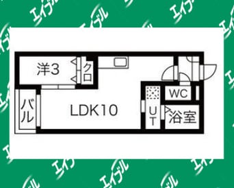 間取図 Warren shibataⅠ