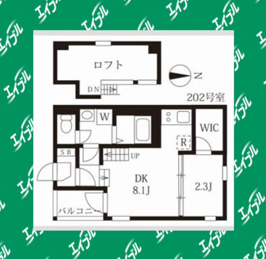 間取図 ハーモニーテラス野田Ⅱ
