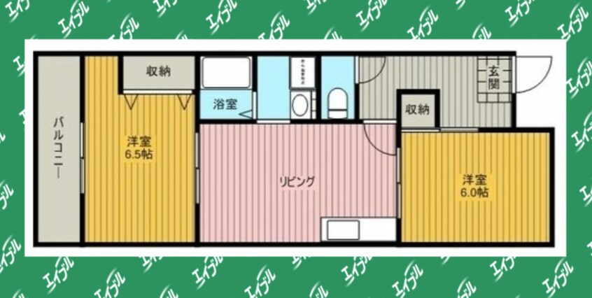 間取図 コーポラス新瑞